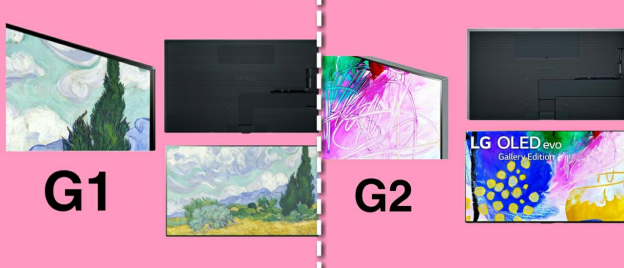 مقایسه تلویزیون های ال جی G1 و G2 